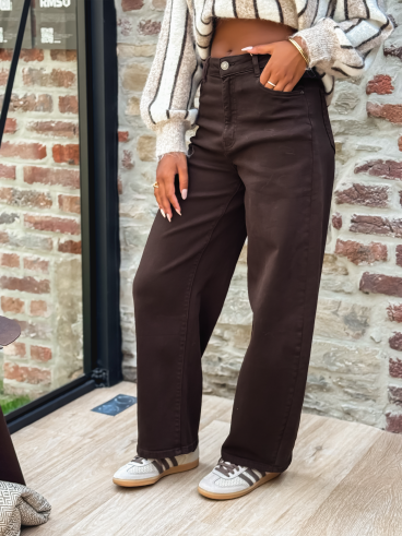 Jeans Mollia - Chocolat Jeans Mollia - Chocolat