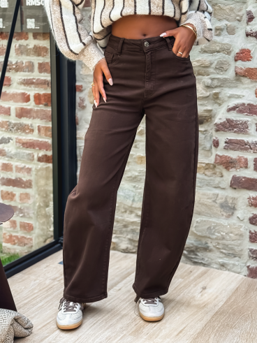 Jeans Mollia - Chocolat Jeans Mollia - Chocolat