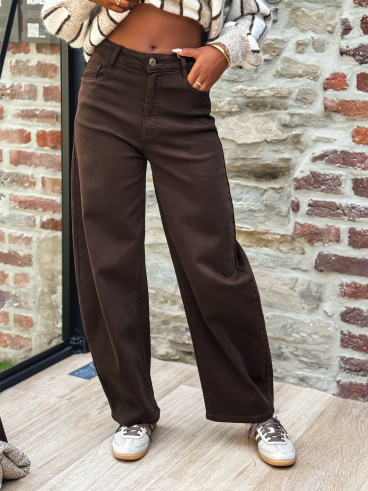 Jeans Mollia - Chocolat Jeans Mollia - Chocolat