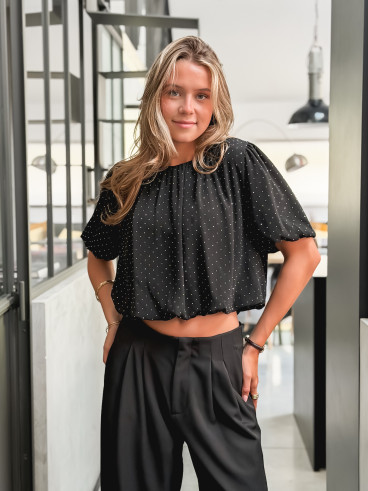 Blouse Elona - Noir