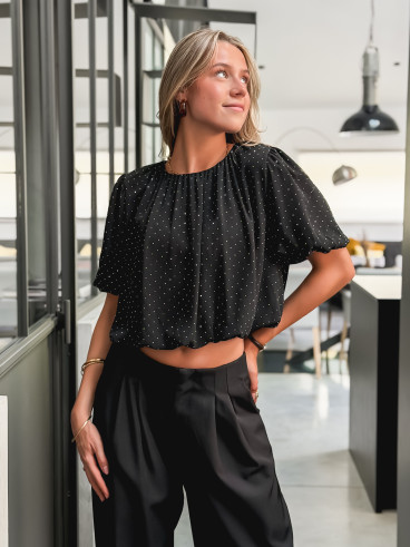 Blouse Elona - Noir