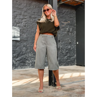 Pull fin sans manches Laélia - Kaki