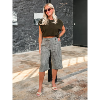 Pull fin sans manches Laélia - Kaki