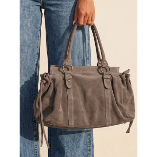 Sac en suédine Bertha - Taupe