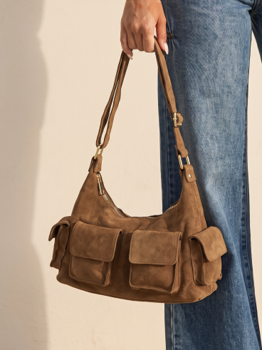 Sac en suédine Manola - Camel