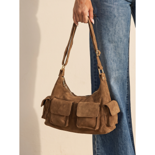 Sac en suédine Manola - Camel