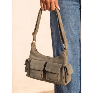 Sac en suédine Manola - Taupe