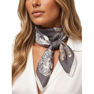 Foulard à motifs Tiger - Chocolat