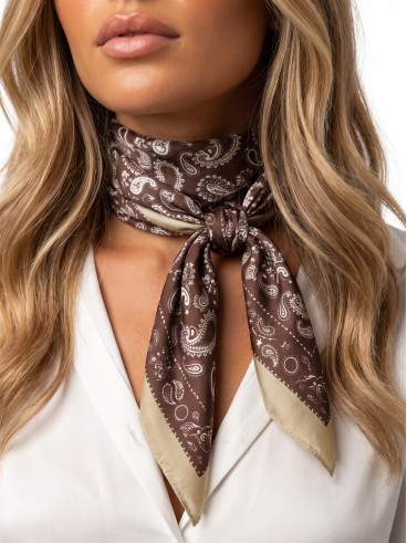Foulard Marvao - Chocolat