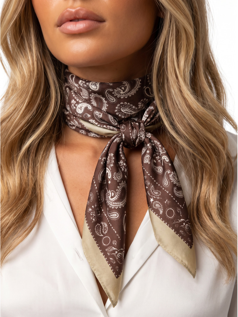 Foulard Marvao - Chocolat