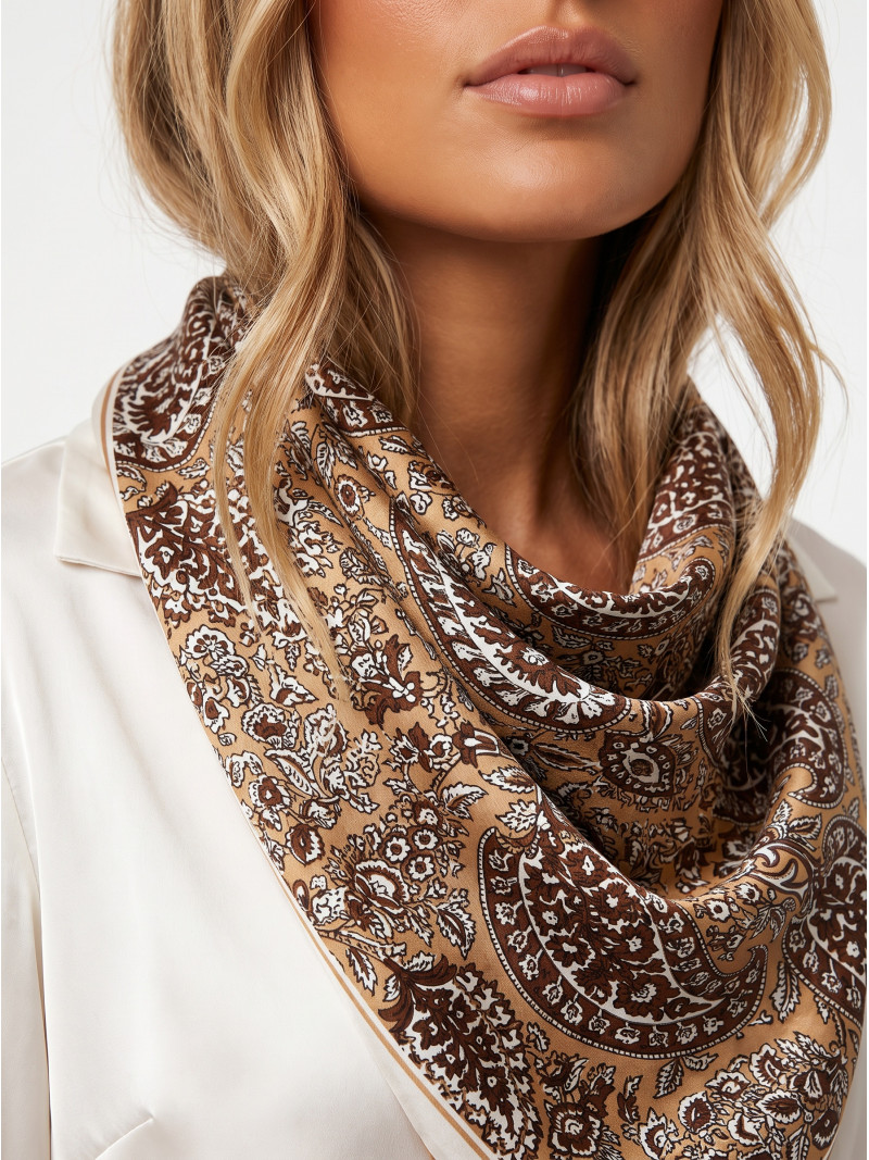 Foulard Emanola - Camel Foulard Emanola - Camel