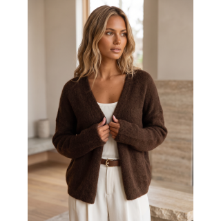 Gilet Mona - Chocolat