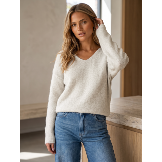 Pull Elyzane - Gris clair