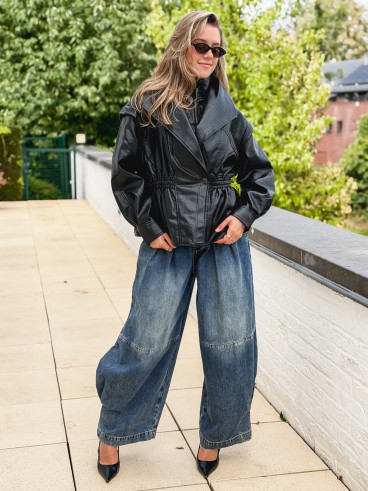 Veste en simili cuir Oséa - Noir Veste en simili cuir Oséa - Noir