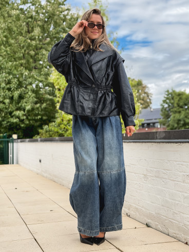 Veste en simili cuir Oséa - Noir Veste en simili cuir Oséa - Noir