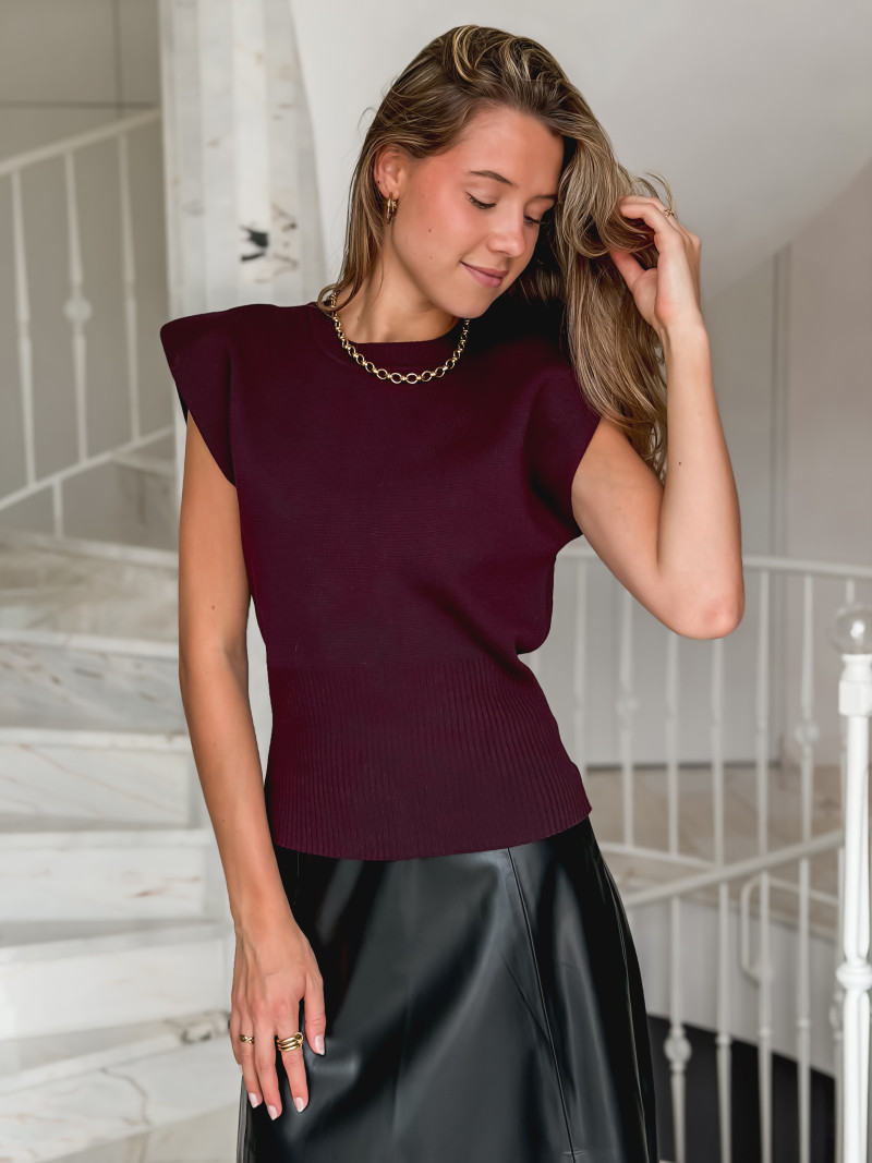 Pull Xéna - Bordeaux
