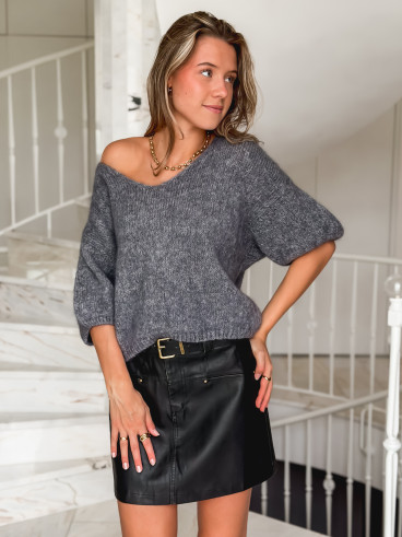 Pull Célia - Gris foncé