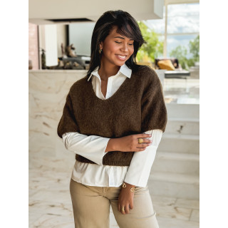 Pull Célia - Chocolat