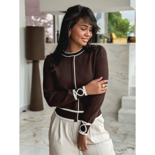 Pull Avril - Chocolat