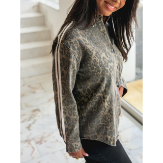 Chemise léopard Néllia - Chocolat