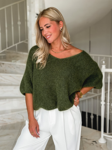 Pull Célia - Kaki Pull Célia - Kaki