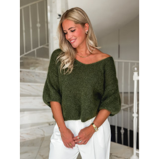 Pull Célia - Kaki