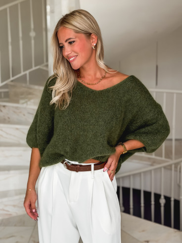Pull Célia - Kaki Pull Célia - Kaki