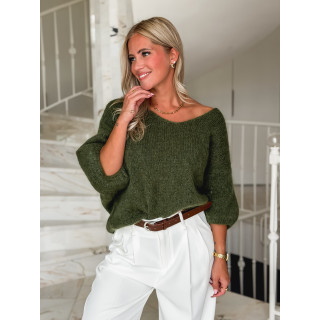 Pull Célia - Kaki