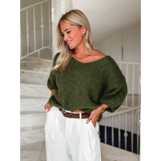 Pull Célia - Kaki