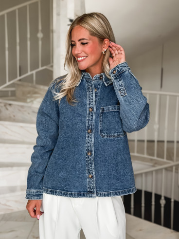 Chemise en jeans Zorane - Bleu