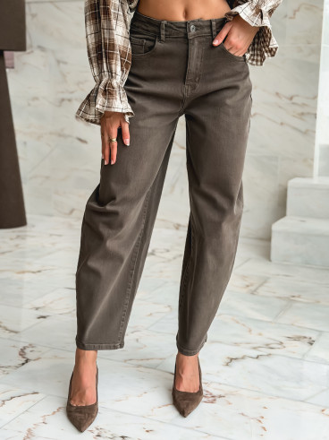 Jeans Nazli - Marron Jeans Nazli - Marron