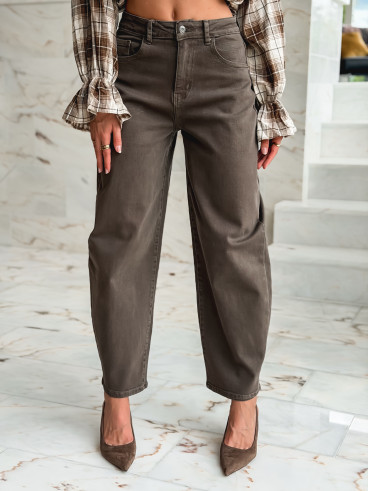 Jeans Nazli - Marron Jeans Nazli - Marron