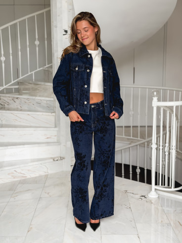 Veste en jeans Jazz - Bleu marine