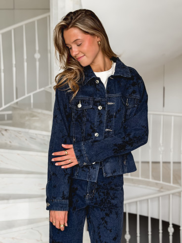 Veste en jeans Jazz - Bleu marine