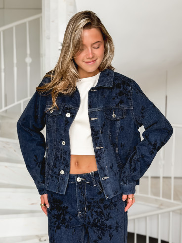 Veste en jeans Jazz - Bleu marine