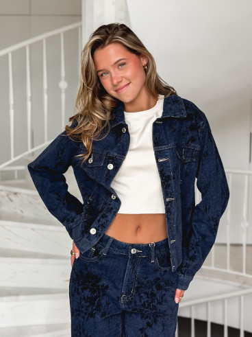 Veste en jeans Jazz - Bleu marine