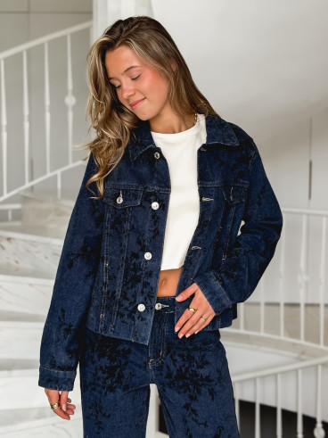 Veste en jeans Jazz - Bleu marine