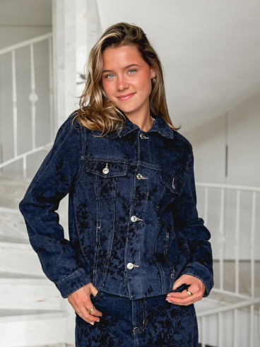 Veste en jeans Jazz - Bleu marine