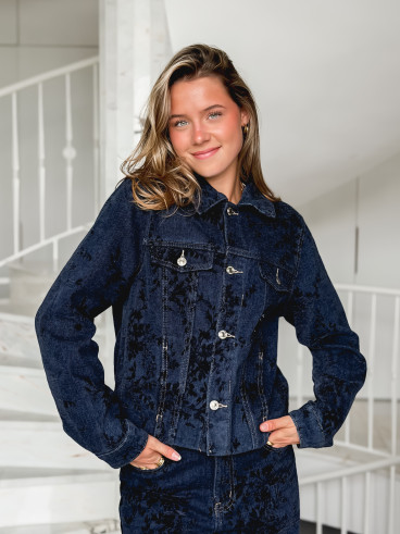 Veste en jeans Jazz - Bleu marine