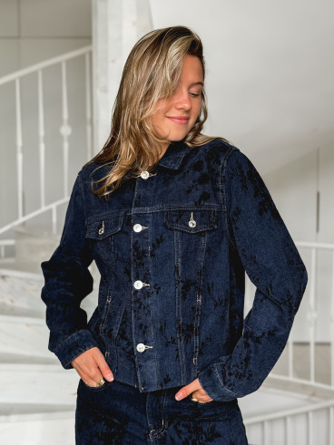 Veste en jeans Jazz - Bleu marine