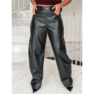 Pantalon à motifs Dorianna - Noir