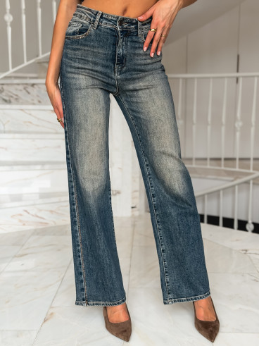 Jeans Maëlya - Bleu/Bronze