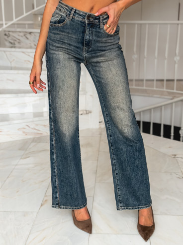Jeans Maëlya - Bleu/Bronze Jeans Maëlya - Bleu/Bronze