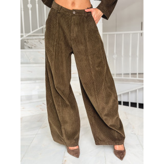 Pantalon en velours Nally - Kaki
