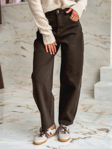 Jeans Nazli - Chocolat
