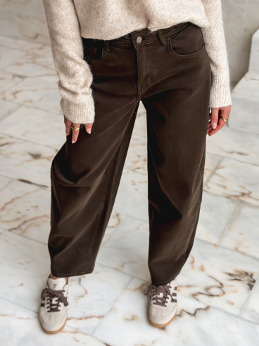 Jeans Nazli - Chocolat