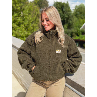 Gilet en teddy Mira - Kaki