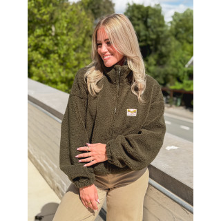 Gilet en teddy Mira - Kaki
