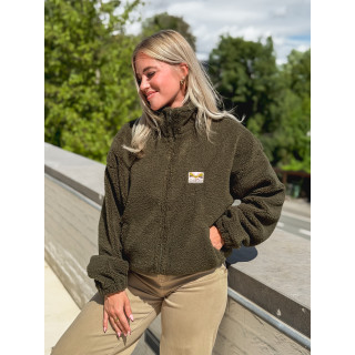Gilet en teddy Mira - Kaki