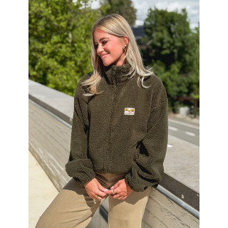 Gilet en teddy Mira - Kaki